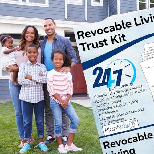 Revocable Living Trust Kit for Individuals -Do It Yourself Revocable Trust Forms to Protect Family, Assets & Yourself - Cost-Effective with Easy Step-by-Step Instructions - Attorney-Approved