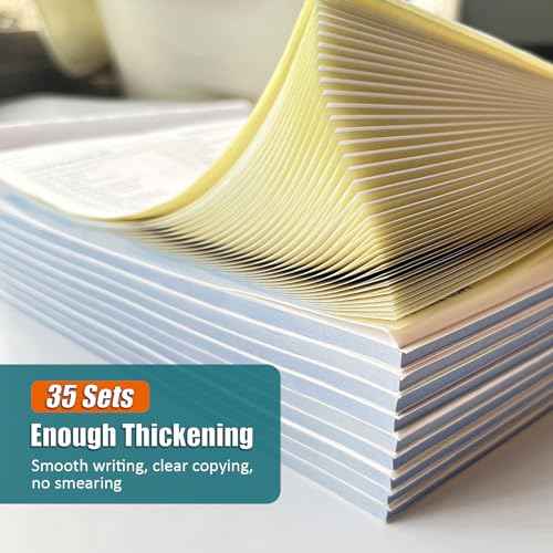 Detailed Driver's Vehicle Inspection Report, 10 Pack, Pre Trip Inspection Book for Trucker, 2-Ply Carbonless, 35 Sets of Forms per DVIR Log Book for Truck Drivers, 8.5" x 5.5"