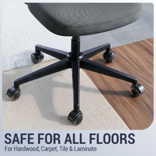 MASTERY MART Matte Black 28 Inch Office Chair Base – Heavy-Duty 2400 Lbs, Universal Gas Cylinder Hole