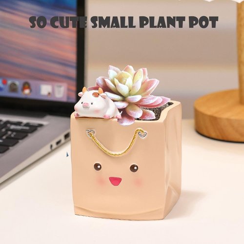 Gosyfeti Pen Holder for Desk Cute, Creative Pencil Cup Organizer for Kids, Cosmetic Brushes Storage Desktop Decoration for Home Office School
