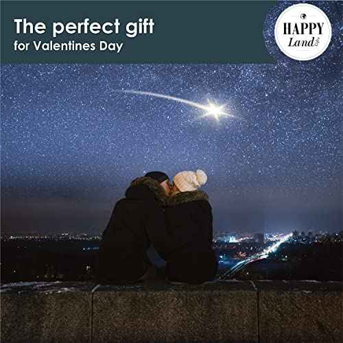 happylandgifts¢ç Shooting Star for him and her with Personalized Certificate | Iron Meteorite for Space and NASA Enthusiasts | 6th Iron Anniversary and Lovers | Space Stuff | Moon Rock