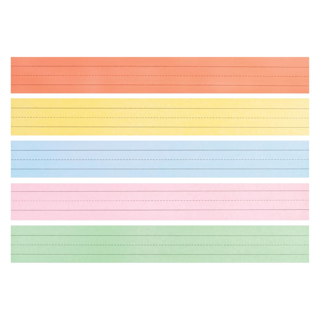 PACON - ASE Pacon Sentence Strips, 24 x 3 Inches, Assorted Colors, 100/Pack (PAC5165)