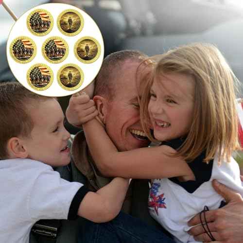 Military Challenge Coins - Bulk 24 Pcs Veterans Challenge Coin Remembering All Who Served Military Coins Soldier Tribute Coin Military Appreciation Gift
