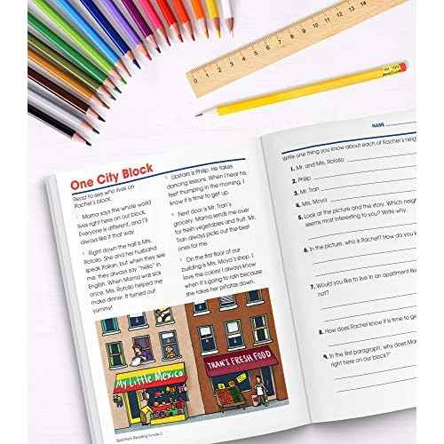 Spectrum Reading Comprehension 2nd Grade Workbook, Nonfiction and Fiction Passages, Main Idea, Story Structure, and More, Classroom or Homeschool Curriculum