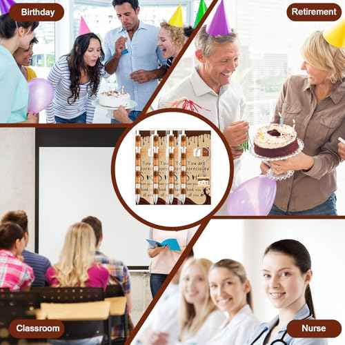 75 Sets S'More Marshmallow Appreciation Gifts Bulk Thank You Keychains Pen for Employee Coworkers Staff Teachers