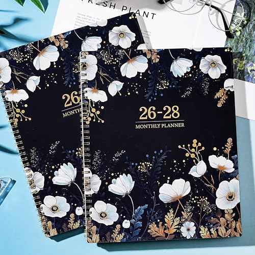 2026-2028 Monthly Planner/Calendar - January 2026 - December 2028, 9¡± ¡¿ 11¡±, 3 Year Monthly Planner 2026-2028, 36-Month Calendar with Tabs,Inner Pocket, Twin-wire Binding, Enterprise