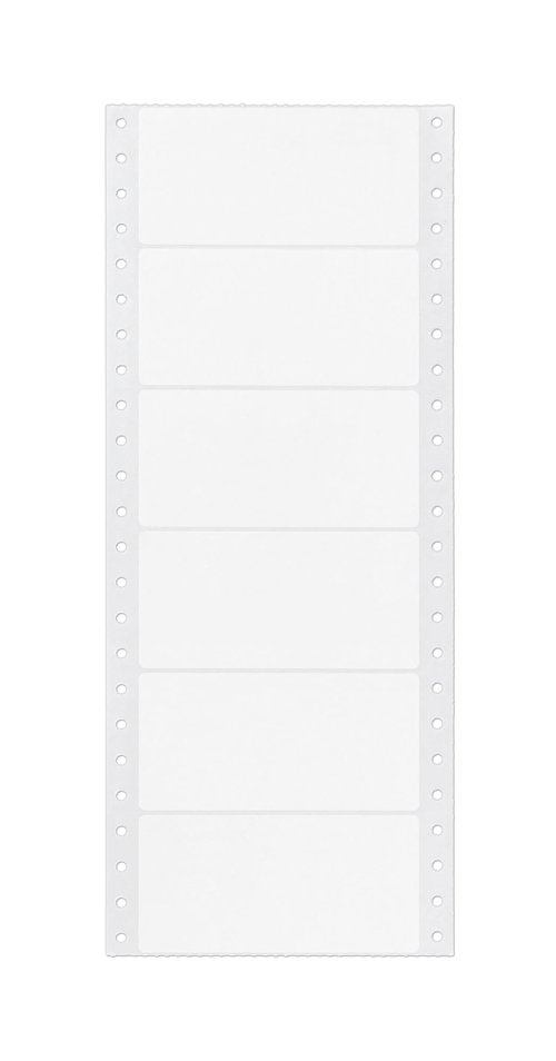 Avery 4022 Dot Matrix Mailing Labels, 1 Across, 1 15/16 x 4, White (Box of 5000)