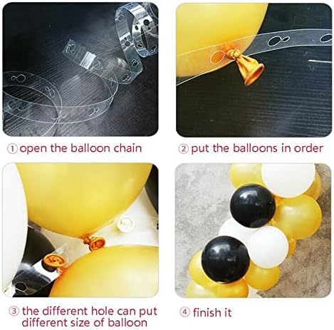 Skiennix Balloon Arch Decorating Kit - 2 Tape Strips for Stunning Party & Wedding Decor