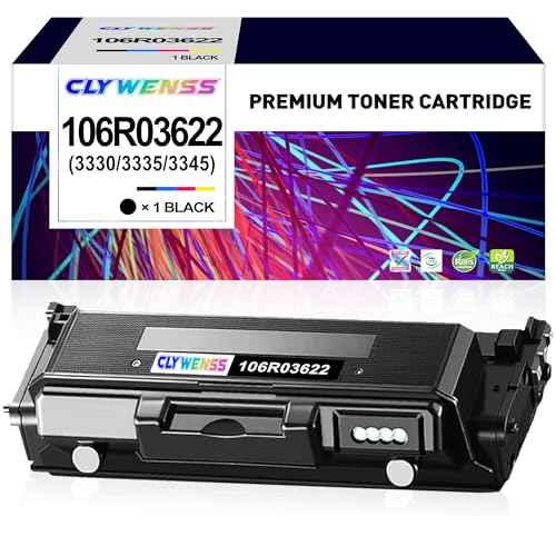 3330 3335 Toner Cartridge Replacement for Xerox 106R03622 for WorkCentre 3335 3345 Phaser 3330 Printer High Capacity - 8,500 Pages (1 Black)