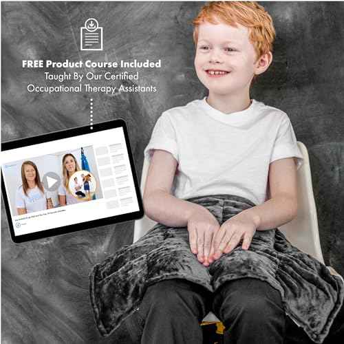 Harkla Weighted Lap Pad for Kids (Grey)