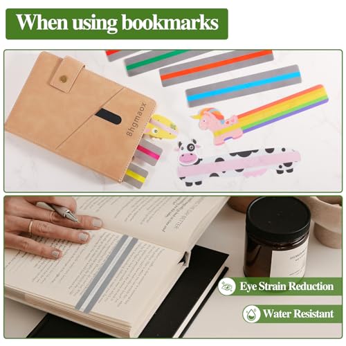 15pcs Colorful Dyslexia Reading Strips for Children & Teachers