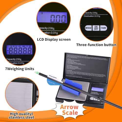 Arrow Scale Arrow Scale Digital Grain Portable High-Precision Scale Can Be Precise to Two Decimal Placesused for Various Items That Require Precise Weight £¨No Battery Included£©