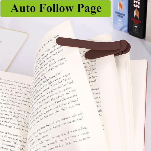3Pcs Bookmark Book Marks, Silicone Book Marks for Reading Women Men Kids Book Lovers, Automatic Book Mark Smart Book Marker Clip Page Holder Reading Accessories School Supplies Gifts for Students