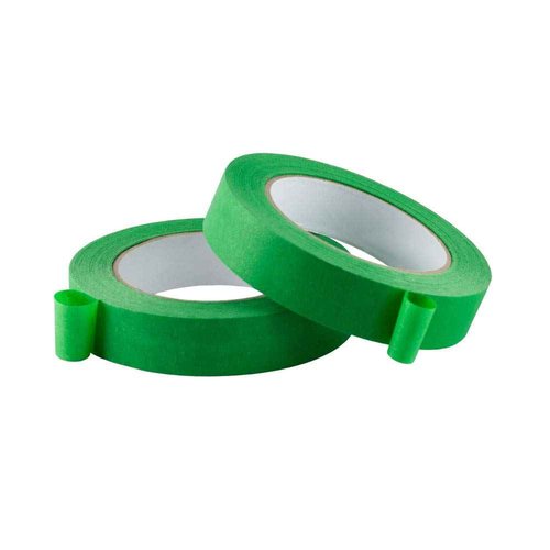 Lichamp 10 Pack Green Painters Tape 1 inch, Medium Adhesive Green Masking Tape Bulk Multi Pack, 1 inch x 55 Yards x 10 Rolls (550 Total Yards)