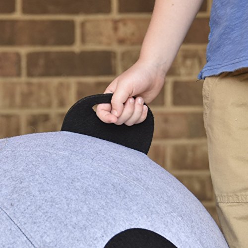 Vivora Niko 18 In. Anti-Burst Spherical Active Sitting Ball Chair - Panda Bear