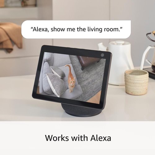 Ring Pan-Tilt Indoor Cam | See all around your home or business with 360° pan coverage, HD video, plus Two-Way Talk (2024 release) | Black