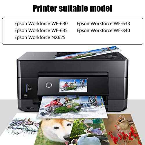 NoahArk 12 Packs T127 Remanufacture Ink Cartridge Replacement for Epson 127 T127 Use for Workforce 545 845 645 WF-3520 WF-3540 WF-7010 WF-7510 WF-7520 NX530 NX625 (6 Black 2 Cyan 2 Magenta 2 Yellow)
