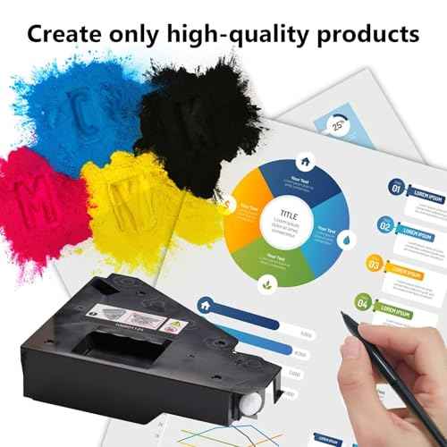 VersaLink C400 C405 Waste Toner Cartridge (1 Pack) - 108R01124 Waste Cartridge Replacement for Xerox VersaLink C400 C405 Phaser 6600 WorkCentre 6605 6605N 6605DN 6655 Printer