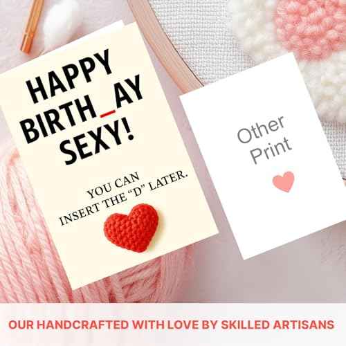 Gifts for Men | Funny Birthday Card & Gifts for Men Husband Boyfriend Him, Happy Bday Card, Handmade Humorous Bday Greeting Card, Cute & Hilarious