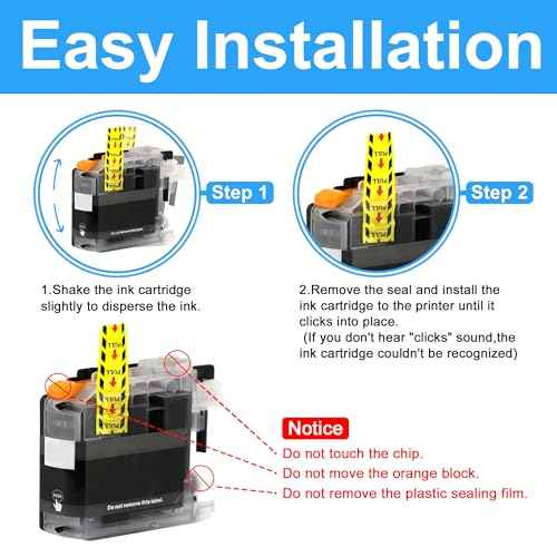 LCL Compatible Ink Cartridge Replacement for Brother LC207XXL LC205XXL LC207 LC205 LC207BK LC205C LC205M LC205Y XXL Super High Yield MFC-J4320DW J4620DW J4420DW (10-Pack 4Black 2Cyan 2Magenta 2Yellow)