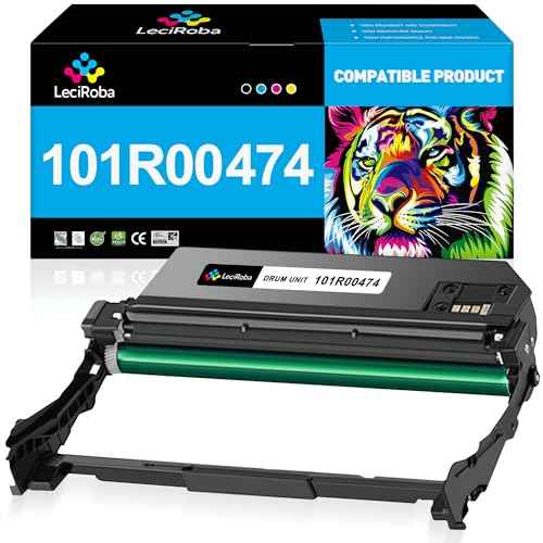 LeciRoba 101R00474 Compatible Drum Unit Replacement for Xerox 101R00474 for Xerox WorkCentre 3215 3215NI 3225 3225DNI 3225VDNI Phaser 3052 3260 3260DI 3260DNI 3260VI 3260VDNI Printer (Black, 1-Pack)