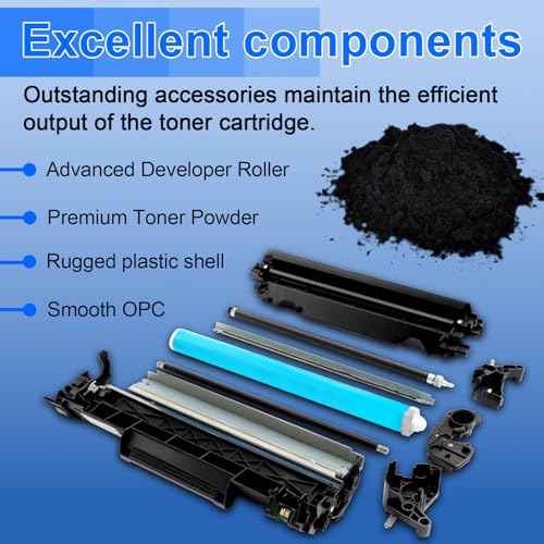 NineLeaf CRG047 Black Compatible Toner Cartridge Replacement for Canon 047 imageCLASS MF113W LBP113W LBP112 MF112 MF110 LBP110, 1600 Pages, 2PCS