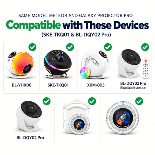 YunLone Galaxy Projector Disc Set with 12 HD Film Slides for Pro Models