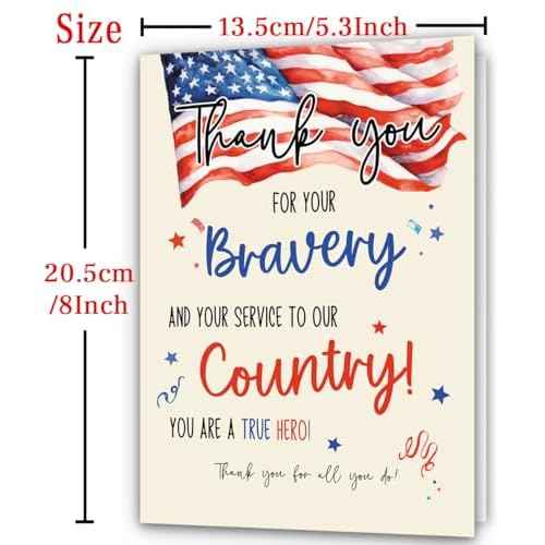 Veterans Day Card,Military Retirement Gifts,Thank You for Veterans Military
