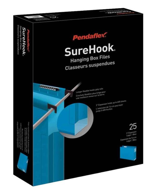 Pendaflex Hanging Files, Blue (PFX59303), Legal