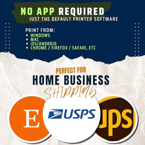 JETZAP Pre-Cut 4x6 Shipping Labels | Work on Most Inkjet and Laser Printers | Just Load & Print | USPS UPS FedEx for Home Printers | 500 Pack