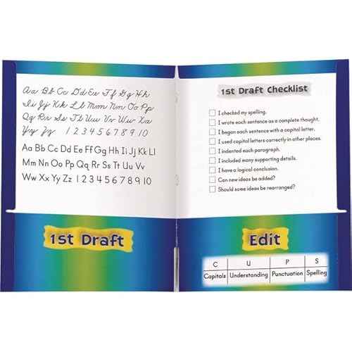 Really Good Stuff Four Pocket Writing Workshop Folders - 12 folders.
