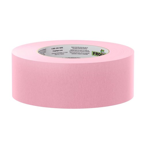 FrogTape 325 Pink High Temperature Performance Grade Masking Tape, Medium-High Adhesion, 48mm x 55m, 3 Rolls per Pack