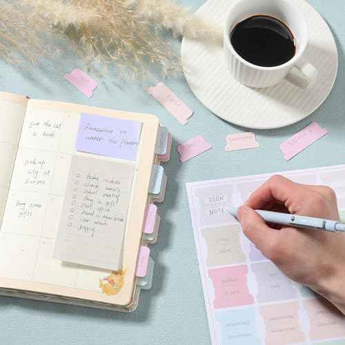Mr. Pen- Monthly and Seasonal Tabs, 84 pcs, Colorful, Month Tabs for Planners, Journals, and Notebooks