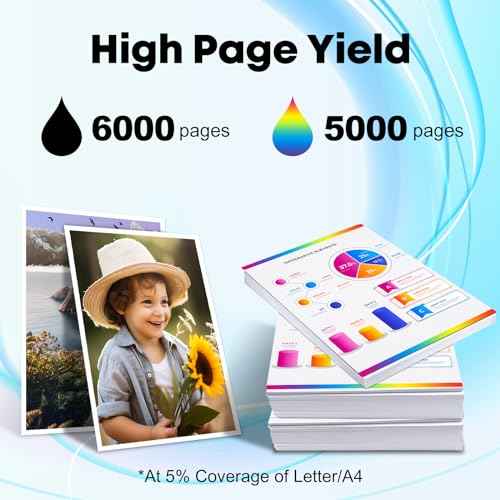 Miss DeerLC406XL High Yield Ink Cartridges, Replacement for Brother LC406XL LC406 Work for MFC-J4335DW MFC-J4535DW MFC-J5855DW MFC-J6555DW MFC-J6955DW Printer(BK/C/My)