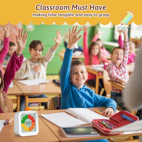 EooCoo Timers for Classroom, Visual Timer for Kids and Adults, 99 Minute Digital Timers Classroom Must Haves, ADHD Tools Countdown Timer, College School Supplies, Office Desk Accessories