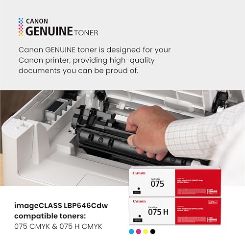 Canon Color imageCLASS LBP646Cdw Wireless Laser Printer - New Model, Duplex, Fast 26 PPM, Print Only, White
