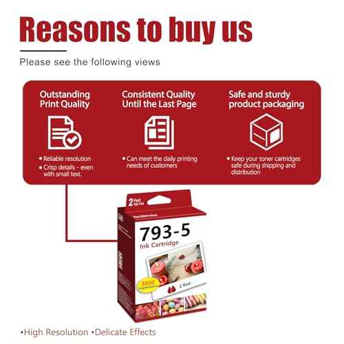 2 Pack 793-5 Red Ink Cartridge Compatible 793-5 High Capacity Red Ink Replacement for DM100 DM200 and SendPro C and SendPro+ | 35ml