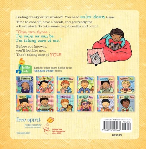Calm-Down Time Toddler Board Book by Elizabeth Verdick & Marieka Heinlen