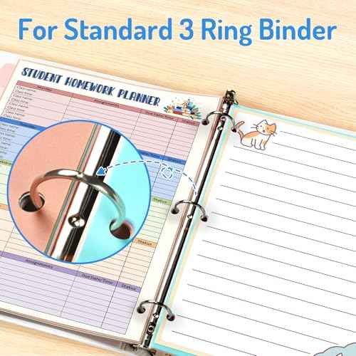 Forvencer 8-Tab Binder Dividers with Tabs, Big Tabs, Write&Erase Plastic Dividers for 3 Ring Binder, Binder Tabs for Organizers, 3 Ring Binder Dividers with Tabs for School Office (Pastels, 2 Set)