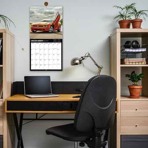 2026 Calendar - Cars Wall Calendar 2026, January 2026 - December 2026, 11.6" x 11.6" for Home, Office, School