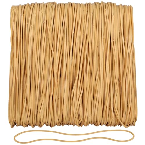 200PCS Rubber Bands, 7" *1/16" Large Rubber Bands for Office Supplies