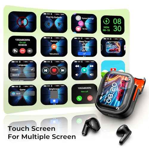 NE20 AI Translation Earbuds Real Time, 4-in-1 Translator Headphones with LCD Touch Screen for 135 Languages, Audifonos Traductores Ingl?s Espa?ol, Translator Earbuds for Travel Business