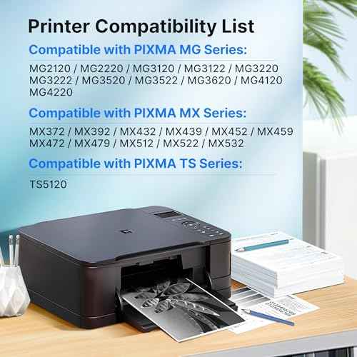 240xl Black Ink Cartridge Replacement for Canon 240XL Black Ink Cartridge for PG-240XL for Canon PIXMA MG3620, MG2120, MG3120, MG4120, MG2220, MG3220, MG3520, MX472, TS5120 (2 Black)