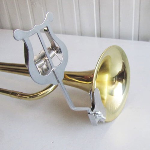 TUOREN Trumpet Marching Clamp-on Lyre Music Sheet Clip Trombone Lyre Sheet Music Holder Brass-wind Instrument Sheet Music Holder