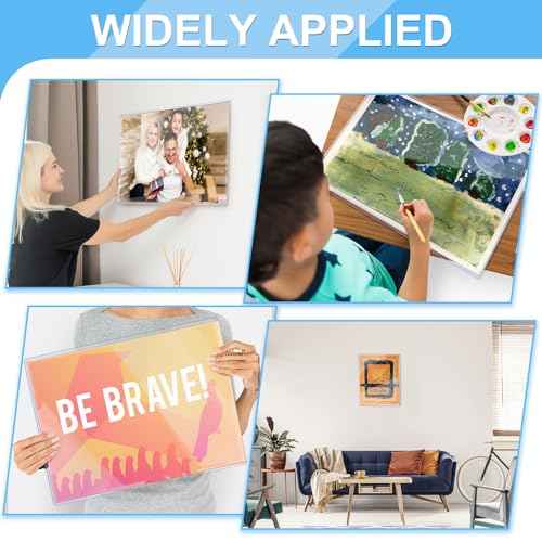 Ireer 10 Pcs 12 x 18'' Clear Semi-Rigid Plastic Sheet Hard Print Protectors Heavy Duty Magazine Cover Poster Sleeves Hard Plastic Document Holder Paper Page Protector for Lithographs Photo Poster