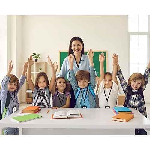 Harloon 300 Pcs Lanyards Bulk Badge Lanyards Flat Lanyards for ID Badges with Swivel Hook Clips Card Name Tag