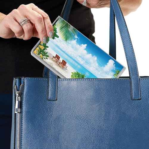 2026 Paradise Tropical Planner Pocket Calendar & Memo Pad, 3.5-Inch x 6.5-Inch Size Closed, Bookstore-Quality Monthly Floral Purse Calendars With 30 Note Pages for Kitchen & Office