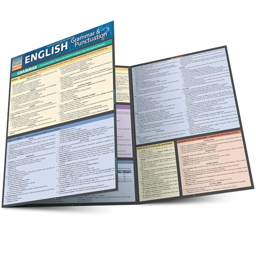 English Grammar & Punctuation QuickStudy Laminated Reference Guide