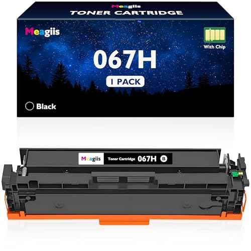 Compatible 067H Black Toner Cartridge Replacement for Canon 067H 067 Toner Cartridge High Yield for Color imageCLASS MF656Cdw MF654Cdw MF653Cdw LBP631Cw LBP632Cdw LBP633Cdw Printer (Black, 1-Pack)