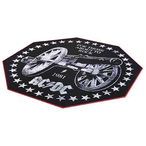 AC/DC - Non-Slip Gamer Floor Mat for Gaming Chairs and Office Chairs - 39 inch x 39 inch